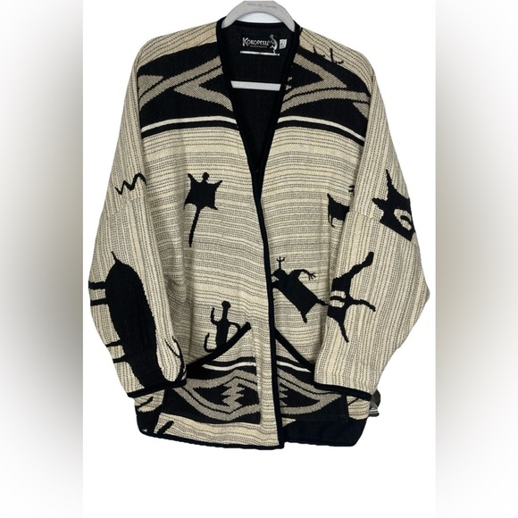 Vintage Kokopelli South Western Shrug Cardigan Jacket Aztec USA Women’s Size S‎ - Picture 1 of 10